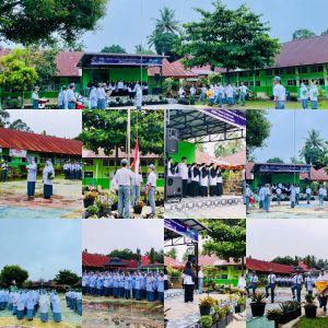 Upacara Senin MAN Lima Puluh Kota Wujudkan Disiplin dan Cinta Tanah Air