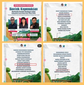 Tiga Siswa MAN Lima Puluh Kota Lolos Bimtek Kepenulisan Budaya Lokal 2026, Siap Lestarikan Kearifan Daerah