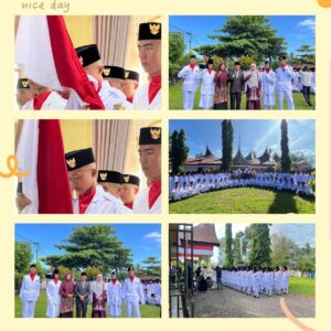 Empat Siswa MAN Lima Puluh Kota Dikukuhkan sebagai Paskibra Kecamatan Guguak Tahun 2026