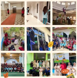 GEBER MAS MAN Lima Puluh Kota Bergerak Bersama, Bersihkan Masjid, Semarakkan Kemerdekaan