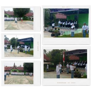 Upacara Bendera MAN Lima Puluh Kota Gaungkan “HEBAT TANPA MENJATUHKAN